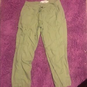 Olive Cargo Joggers